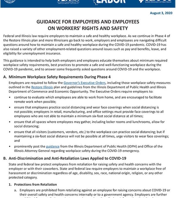 GUIDANCE FOR EMPLOYERS AND EMPLOYEES ON WORKERS’ RIGHTS AND SAFETY