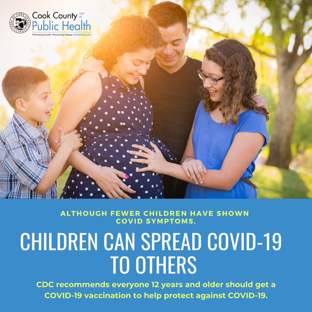 Children can spread COVID-19 to others
