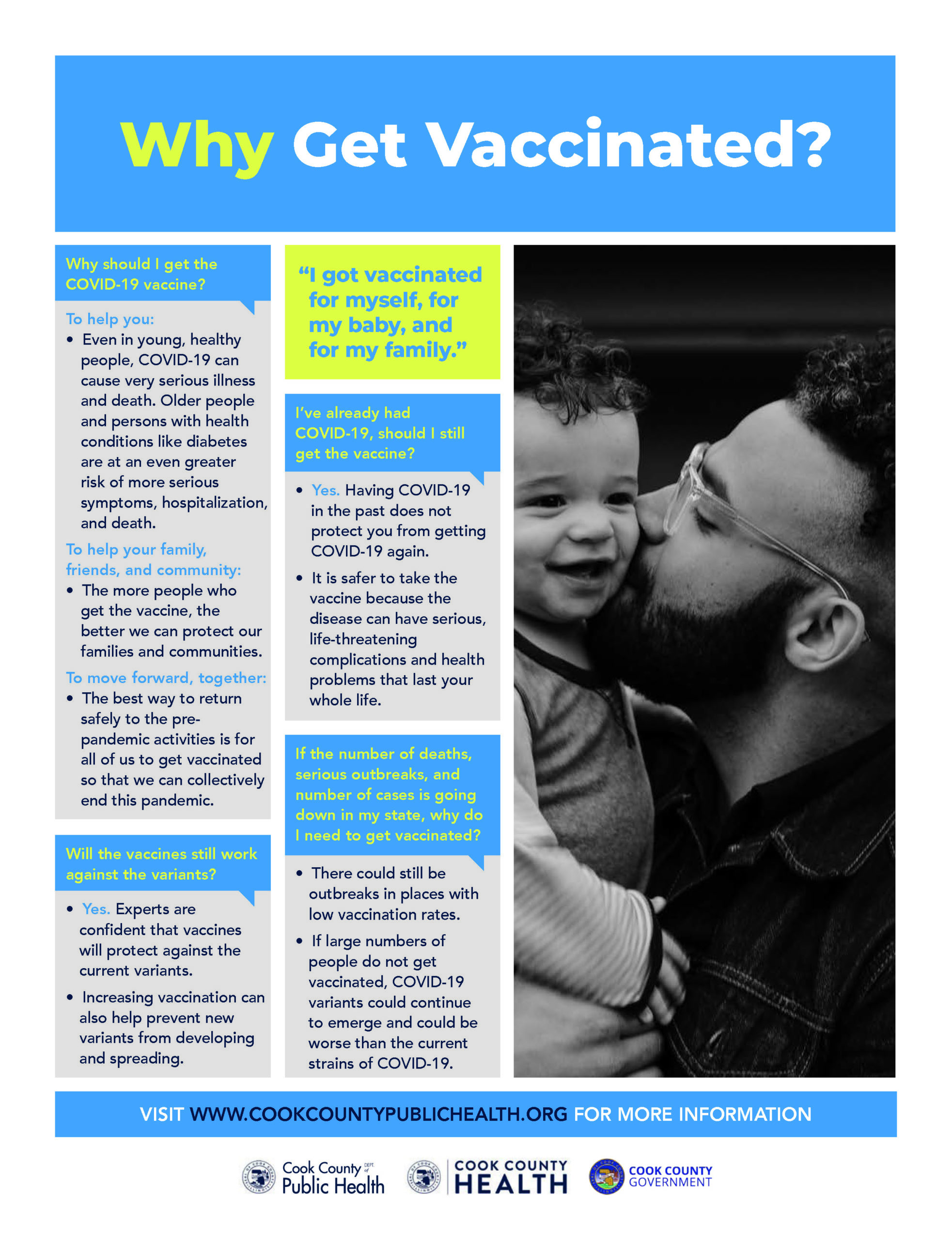8 1/2 x 11 Why Get Vaccinated? flyer