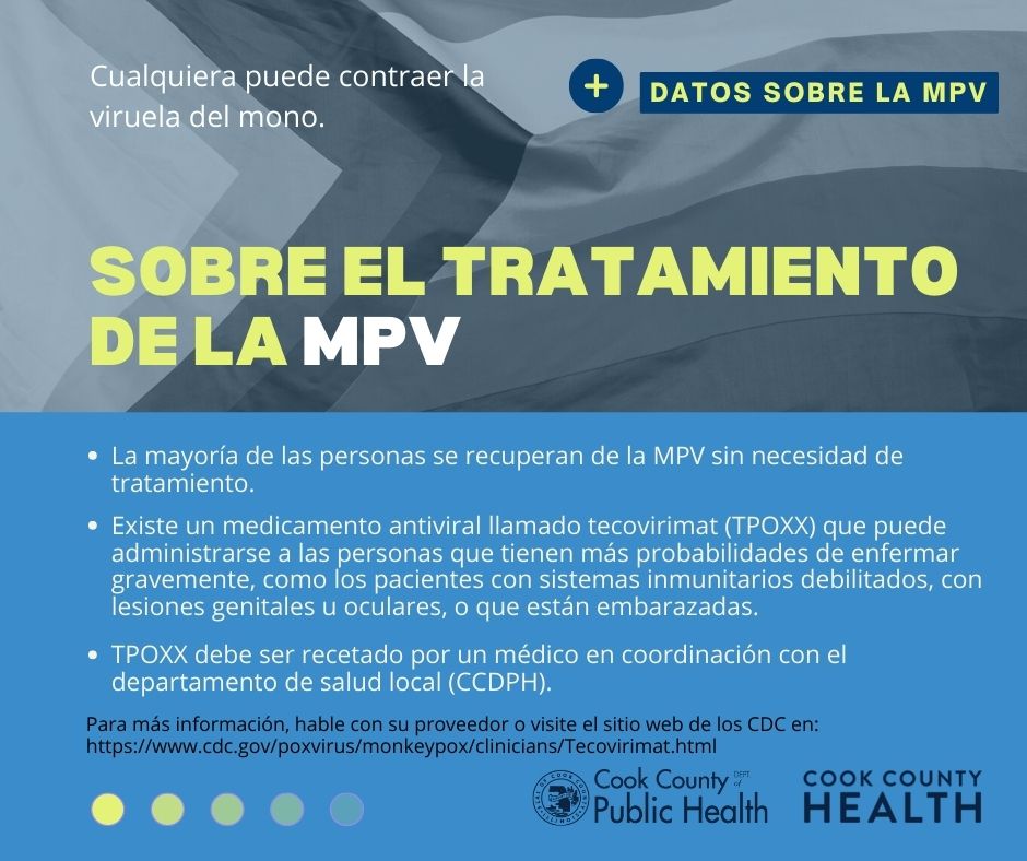 About mpox treatment - Spanish