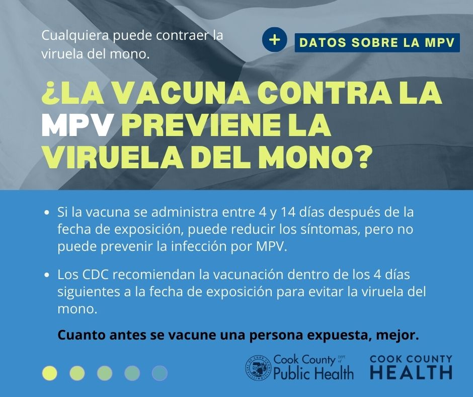 Will mpox vaccination prevent mpox? - Spanish