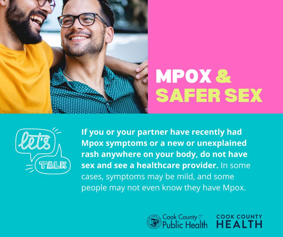 Mpox and Safer Sex 2 -Social Media Graphic