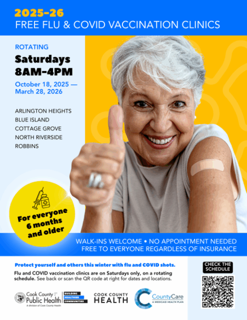 Free COVID-19 and Flu Vaccination Clinics - Cook County Department of ...