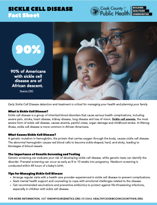 Sickle Cell Disease - Cook County Department of Public Health